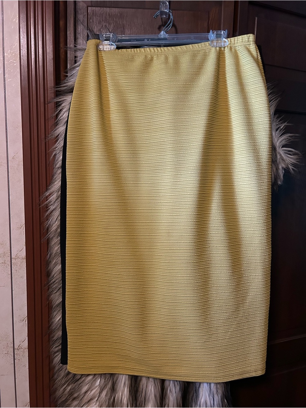Yellow Pencil Skirt